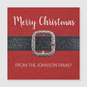 Weihnachtsgürtel frohe Weihnachten Magnetkarte