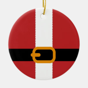 Weihnachtsgürtel Keramikornament