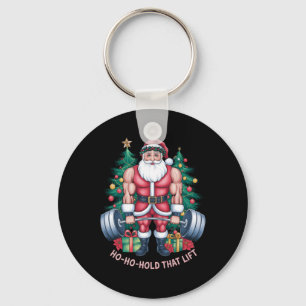Weihnachtsgymnasium trainiert Ho-ho-hold, dass Schlüsselanhänger