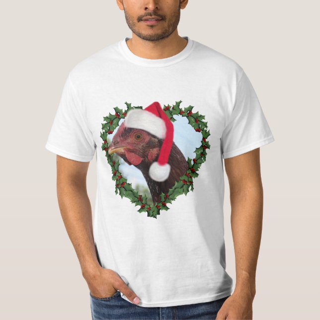 Weihnachtshähnchen * Rhode Island Red T-Shirt (Vorderseite)