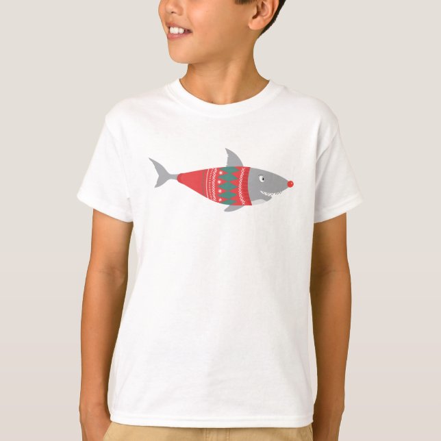 Weihnachtshai T-Shirt (Vorderseite)