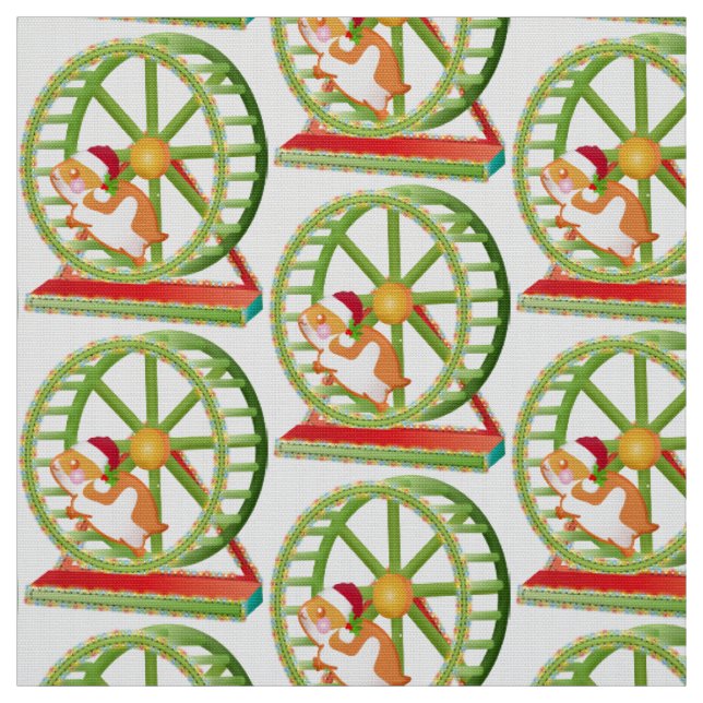 Weihnachtshamster Stoff (Muster)