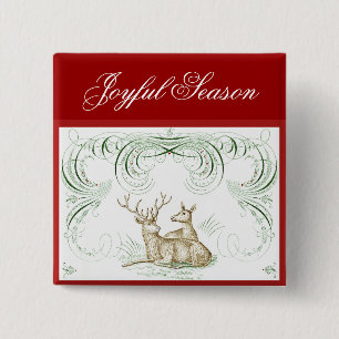 Weihnachtshändler Button