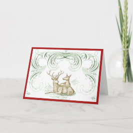 Weihnachtshändler Feiertagskarte