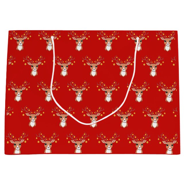 Weihnachtshändler Große Geschenktüte (Vorderseite)