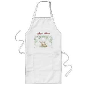 Weihnachtshändler Lange Schürze