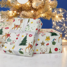 Weihnachtshändler | Name | Glosswrapping Paper Geschenkpapier