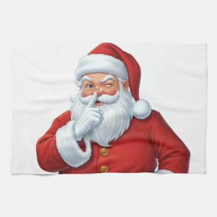 Weihnachtshandtuch in der Küche Geschirrtuch
