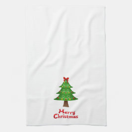 Weihnachtshandtuch mit Weihnachtsbaum Handtuch