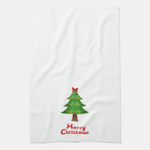 Weihnachtshandtuch mit Weihnachtsbaum Handtuch