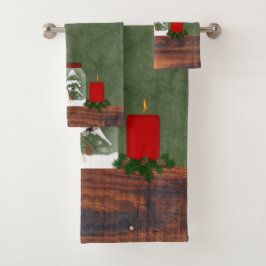 Weihnachtshandtuch-Set Badhandtuch Set