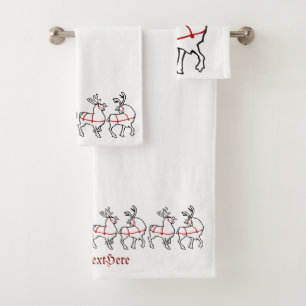 Weihnachtshandtuch Sets Personalisiert Urlaubstüch
