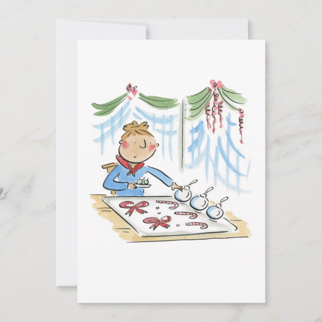 Weihnachtshandwerk Einladung (Vorderseite)