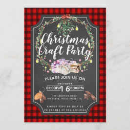 Weihnachtshandwerks-Party-Geldbeschafferereignis Einladung
