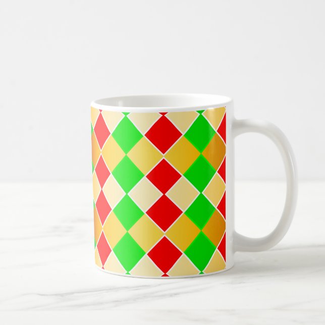 Weihnachtsharlekin Tasse (Rechts)