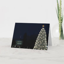 Weihnachtshaus und Nationalbaum Weihnachtsfeiertag
