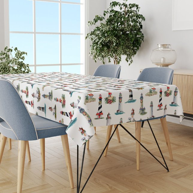 Weihnachtshäuser an der Küste Tischdecke (Von Creator hochgeladen)