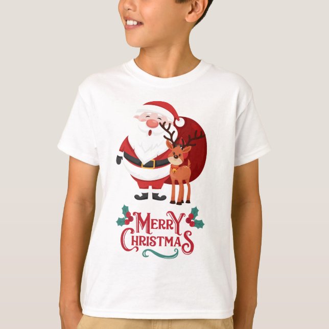 Weihnachtshemd für Kinder T-Shirt (Vorderseite)