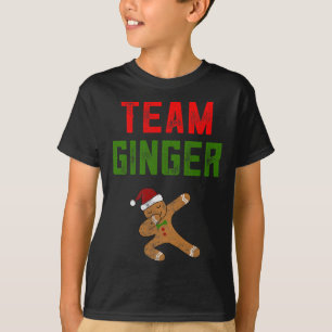 Weihnachtshemd für Kinder Team Ingwer Dabbing Ging T-Shirt