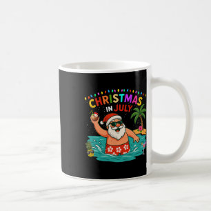 Weihnachtshemd im Juli Jungen Kinder Santa Kokosnu Kaffeetasse