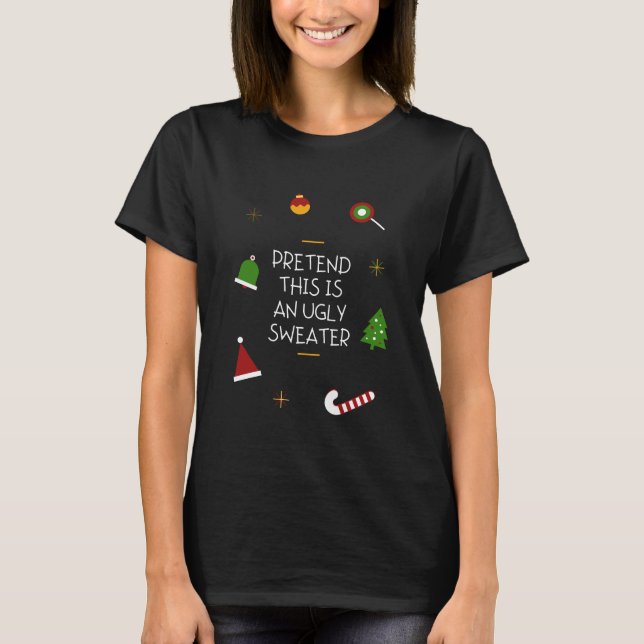 Weihnachtshemd T-Shirt (Vorderseite)