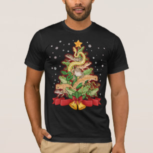 Weihnachtsherping Geschenk Herpetologie Frosch Sch T-Shirt