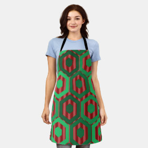 Weihnachtshexagonen schürze