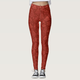 Weihnachtshintergrund Nahtlose Muster Leggings