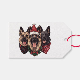 Weihnachtshirdhunde Geschenkanhänger