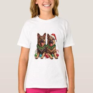 Weihnachtshirdhunde T-Shirt