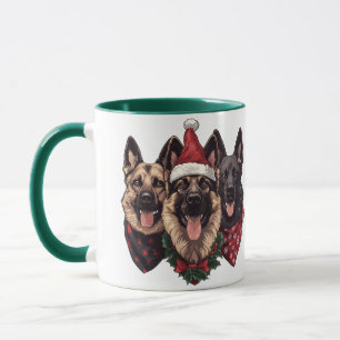 Weihnachtshirdhunde Tasse