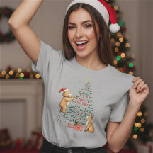 Weihnachtshirsch und Bär