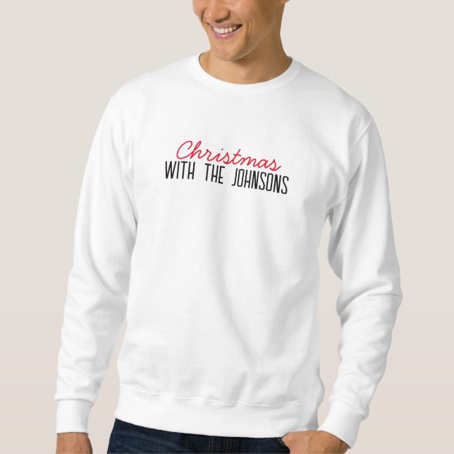 Weihnachtshirt Sweatshirt (Vorderseite)