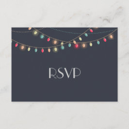 Weihnachtshochzeits-Tafel UAWG RSVP Karte