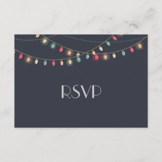Weihnachtshochzeits-Tafel UAWG RSVP Karte