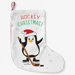 WeihnachtsHockey-Pinguin Kleiner Weihnachtsstrumpf