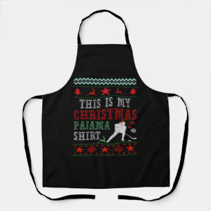 Weihnachtshockey Schürze