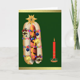 Weihnachtshodog Feiertagskarte