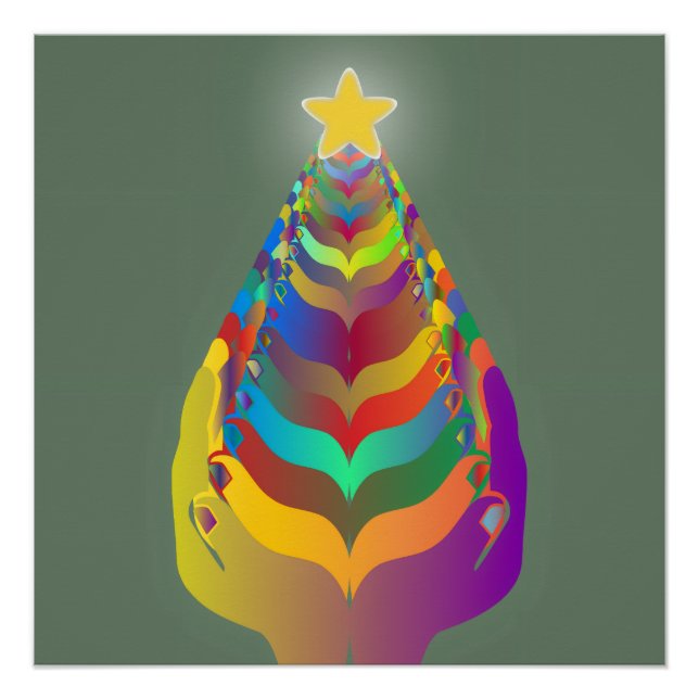 Weihnachtshoffnung und Zusammengehörigkeit Poster (Vorderseite)