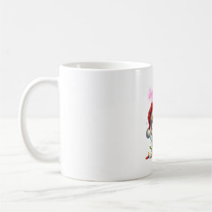 Weihnachtshörnchen mit Lights Fun Holiday Card Kaffeetasse
