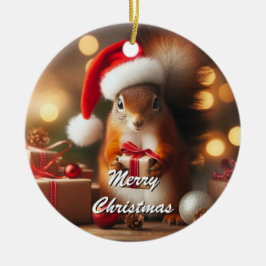 Weihnachtshörnchen mit Ornament individuell anpass