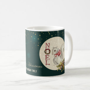 Weihnachtshörnchen, Schneeflocken Kaffeetasse