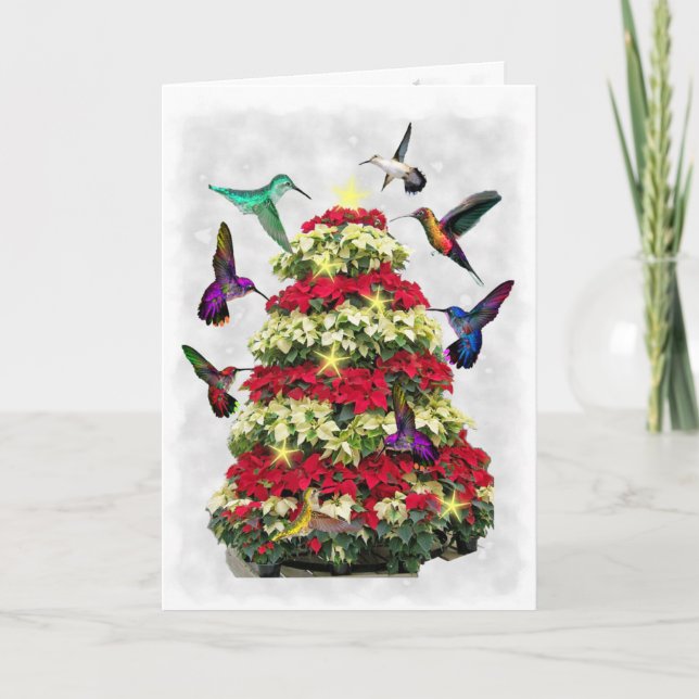 WeihnachtsHummer Feiertagskarte (Vorderseite)