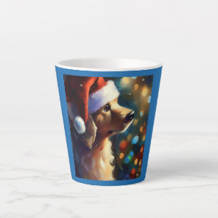 Weihnachtshund 3 milchtasse