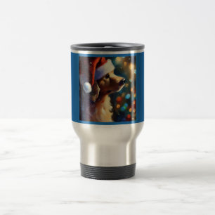 Weihnachtshund 3 reisebecher