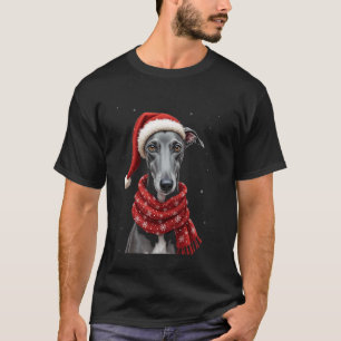 Weihnachtshund Blick T-Shirt