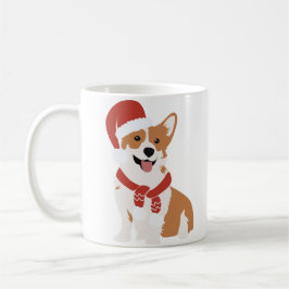 Weihnachtshund Corgi Kaffeetasse