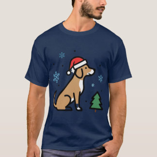 Weihnachtshund Cute Santa Puppyee Frohe Woofmas Ho T-Shirt