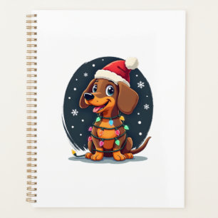 Weihnachtshund Dachshund Weihnachten Wiener 2 Planer