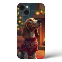 Weihnachtshund im Cartoon